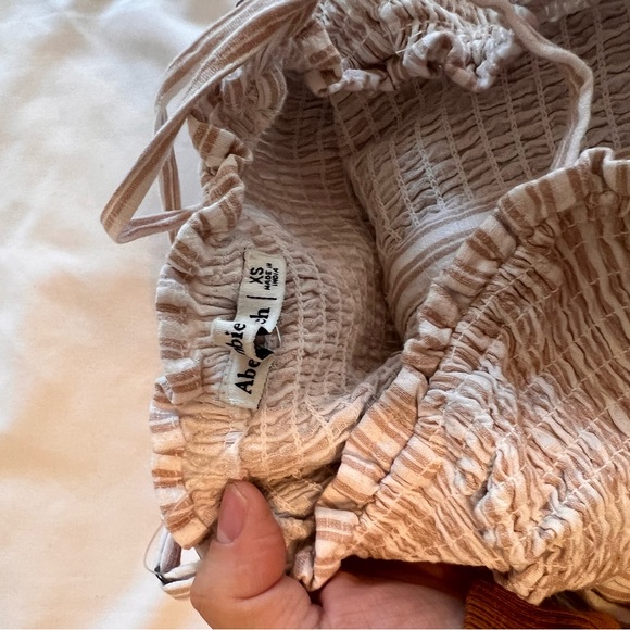 Abercrombie Button-Up Smocked Midi Dress - Picture 5 of 5